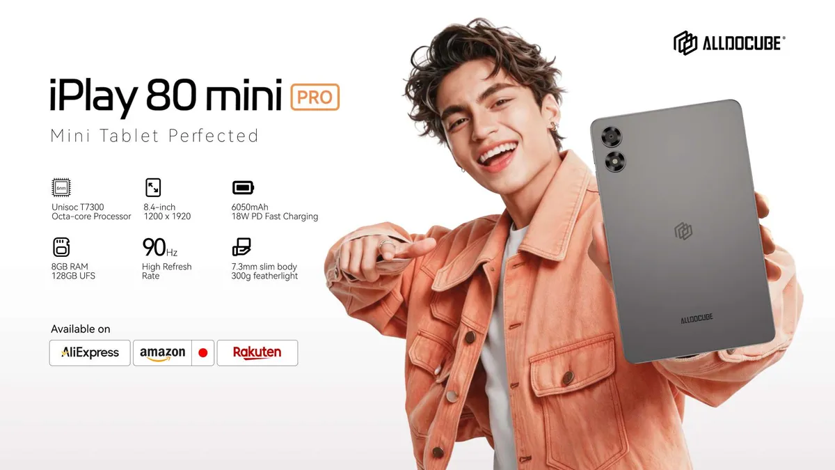 ALLDOCUBE iPlay 80 mini Turbo Set to Redefine Mini Gaming Tablets