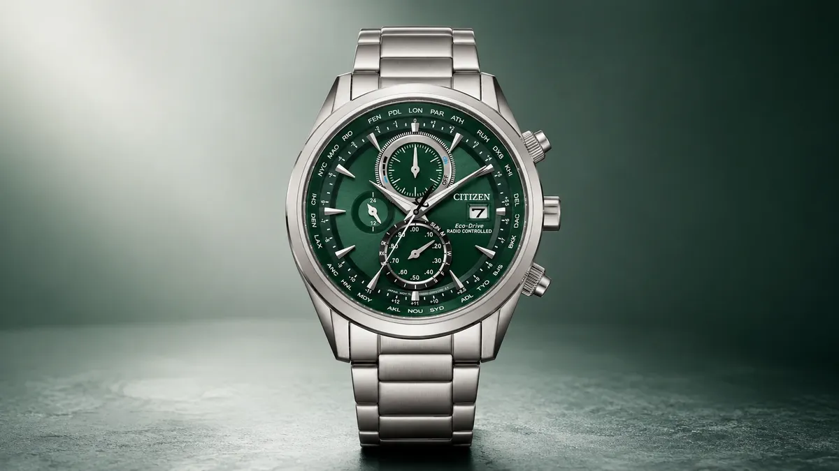 Citizen Launches Eco-Drive Chronograph AT8260-85X with Radio-Controlled Precision