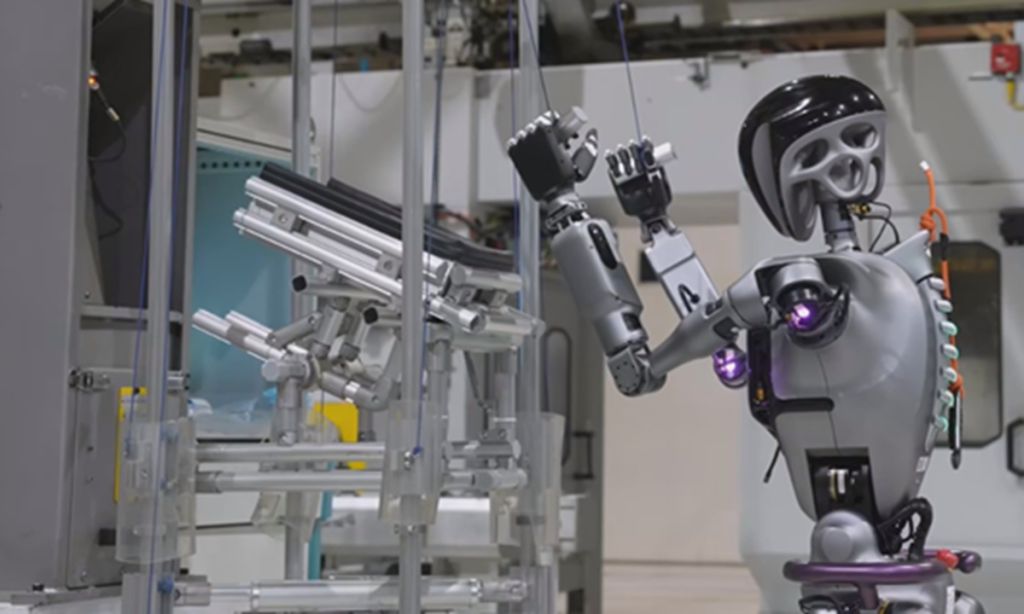 robot in car factory
